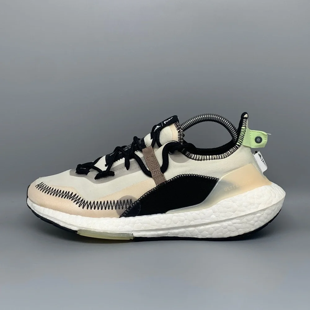 Adidas Ultraboost 21 x Parley Grey Brown Running Shoes Men's Sz 8 Women's Sz 9‎